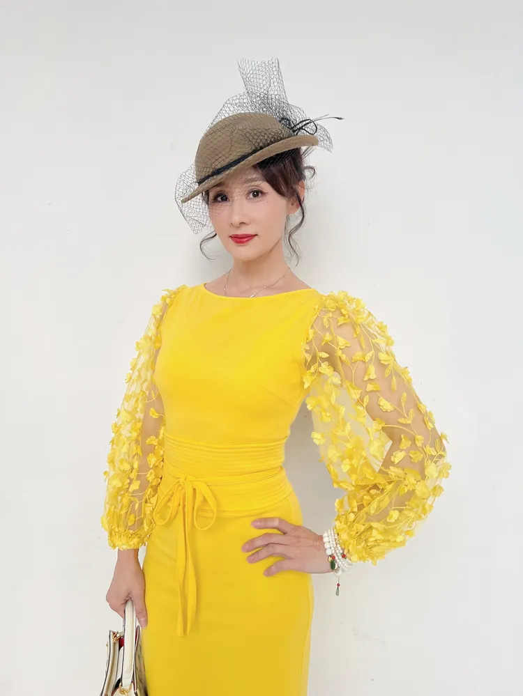 兵家綺戲中飾演為愛勇敢的貴婦。民視提供