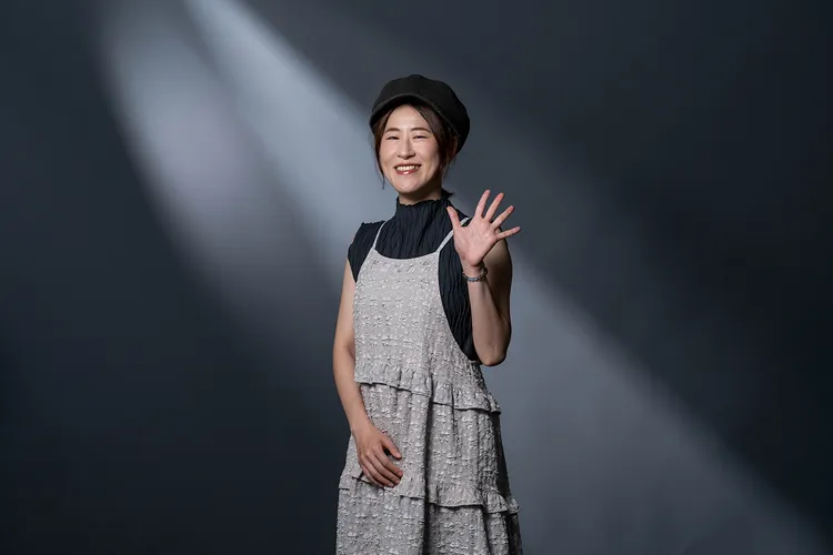 百白擔任第五屆新人營總導師 陪伴學員兩個多月的學習。TVBS提供