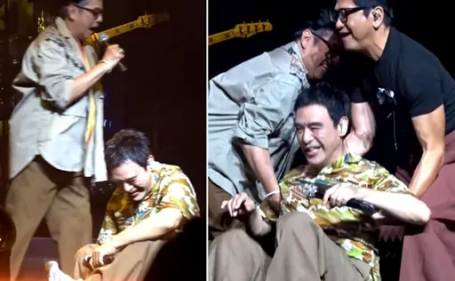 71歲鍾鎮濤告別巡演出事了!慘摔2次跌坐舞台起不了身