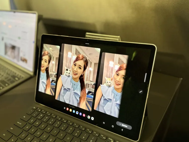 Tab S10+|S10 Ultra 塗鴉轉圖像讓平板繪圖變得更容易。趙筱文 攝