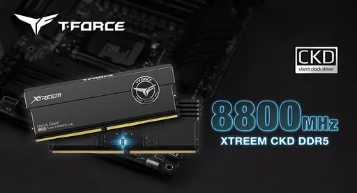 十銓推出T-FORCE XTREEM CKD DDR5電競記憶體 支援Intel新平台