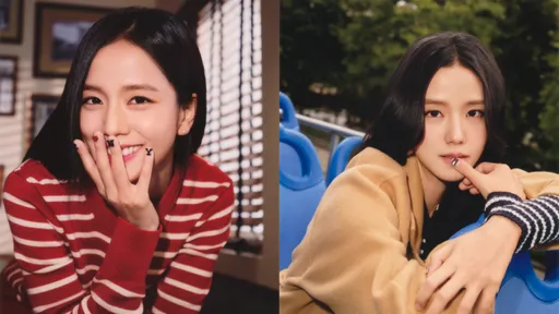 Jisoo化身TOMMY HILFIGER秋季微甜学姊　美甲暗藏趣味小心思