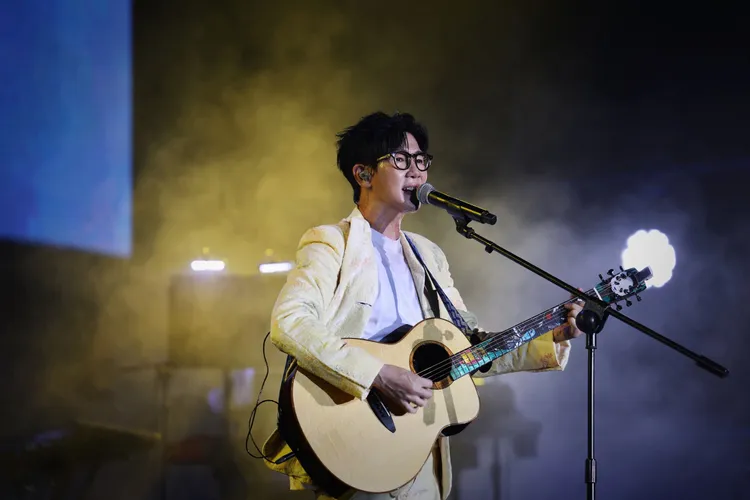 品冠南京開唱，獲男粉大聲示愛。圖／種子音樂提供