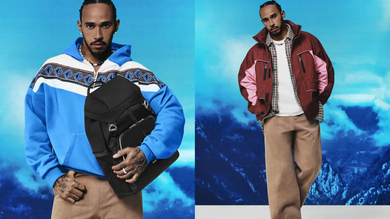 DIOR與七次一級方程式賽車冠軍Lewis Hamilton聯手，推出Lifestyle膠囊系列。品牌提供