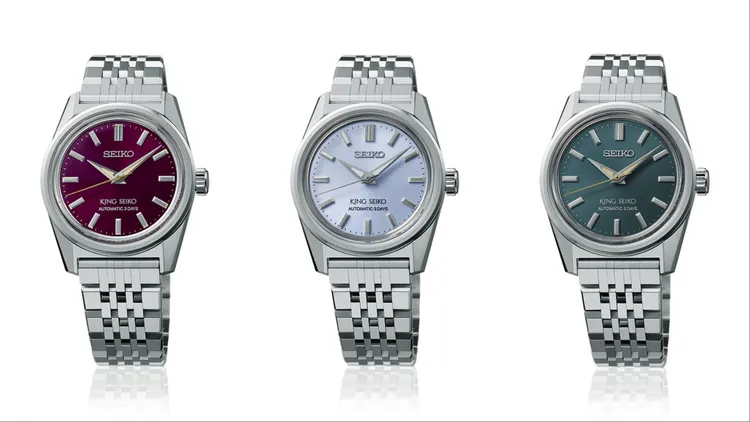 「King Seiko」 KSK系列錶款，各6萬5000元。品牌提供