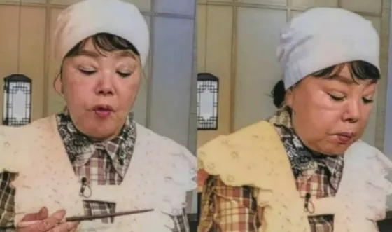 金守美今年8月上購物節目宣傳自家泡菜，當時被發現臉浮腫，講話溫吞，引起觀眾擔心。翻攝論壇