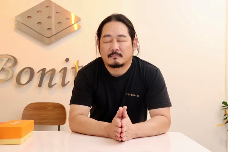 金度潤常來台找食材，喜歡鮑魚和烏魚子（場地提供：甜堂）。莊宗達攝