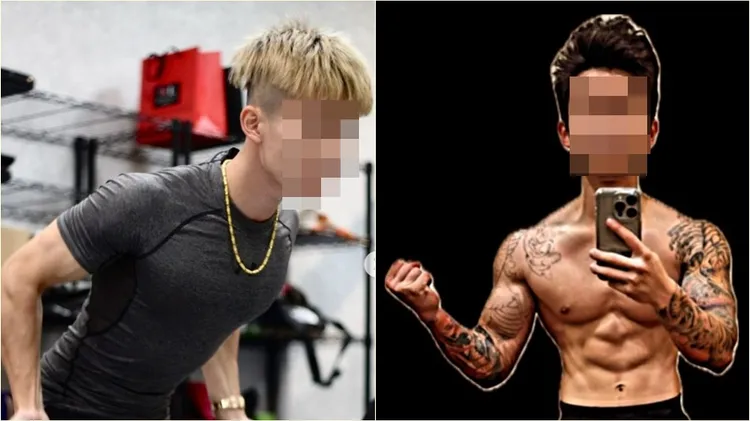 新竹竹北涉嫌虐童的健身教練老闆今年4月還因違法招攬學員投資外匯期貨遭逮捕。翻攝自當事人IG