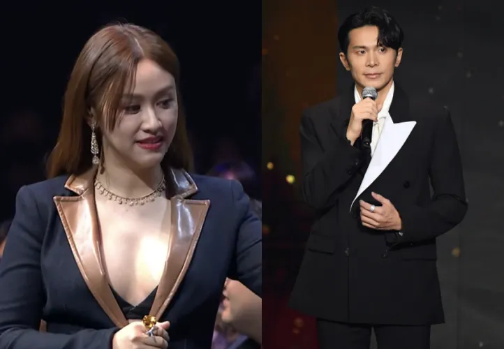 第59屆金鐘獎主持人吳姍儒、姚淳耀，雙雙獲得好評。翻攝金鐘獎YT