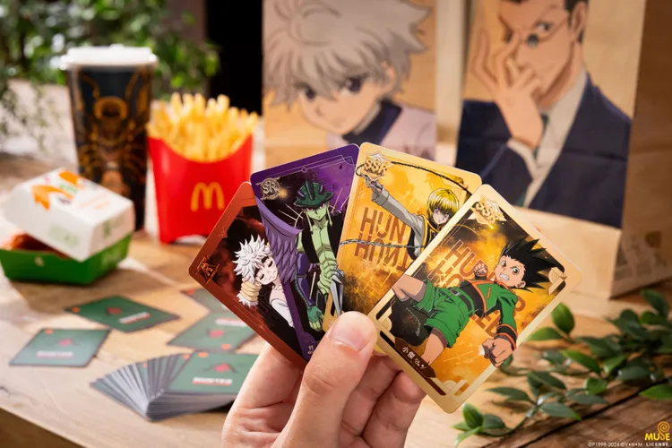 舊版《獵人》的主角小傑配音員魏晶琦表示自己沒有收到卡牌，笑稱自己才是最應該收到的吧。麥當勞提供