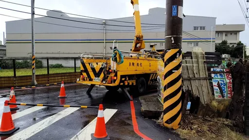 山陀兒來襲!台電多條饋線跳脫 桃園逾6千戶停電!486戶搶修中
