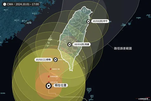 強颱山陀兒路徑再北修！專家預測高屏將直接被颱風中心攻擊