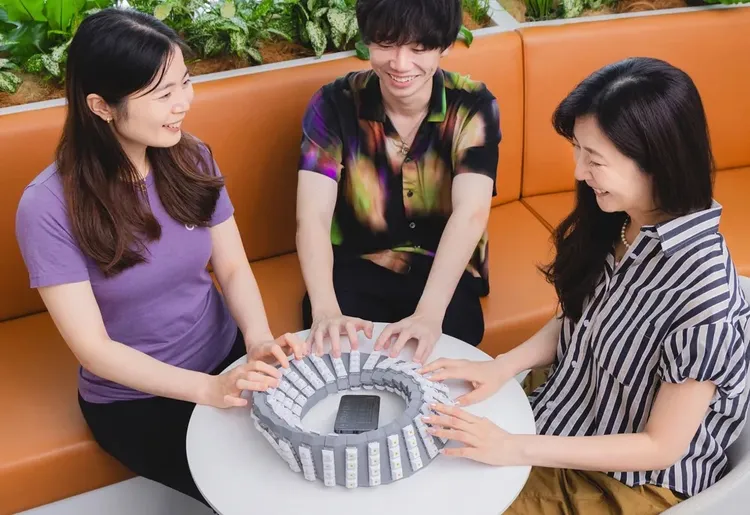 雙面Gboard鍵盤還適合多人使用。翻攝Google Japan