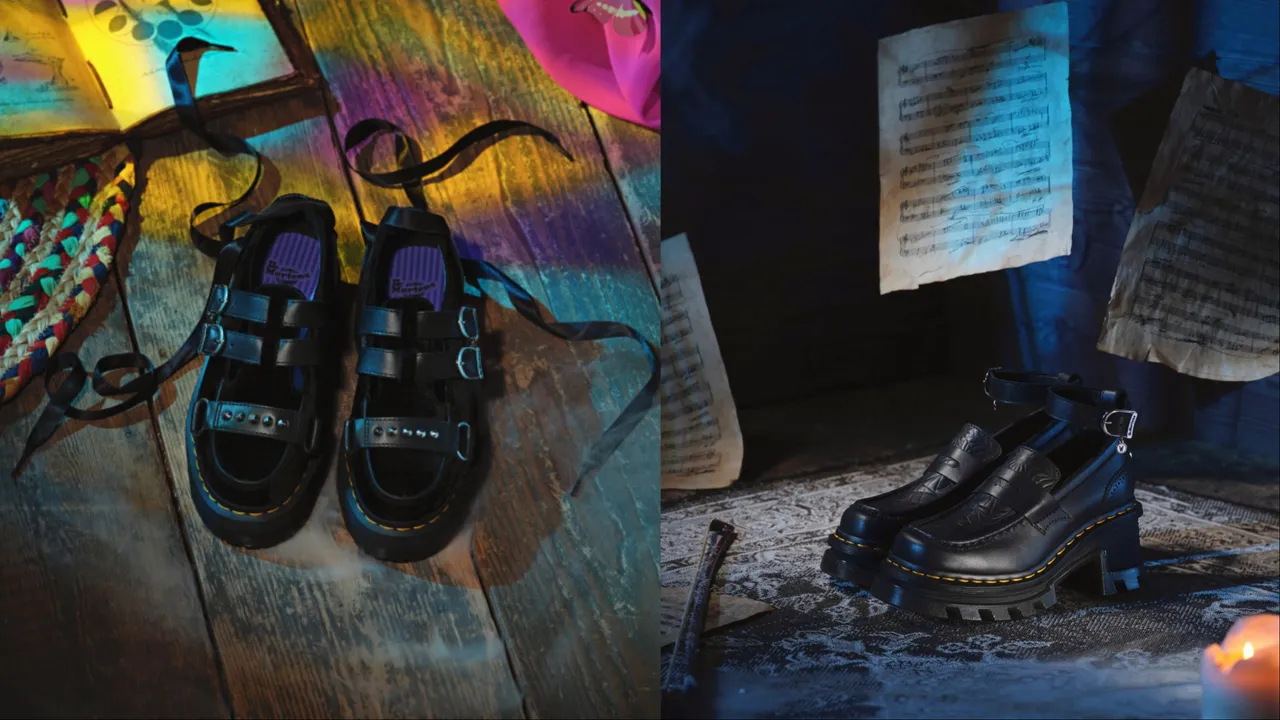 Dr. Martens推出《星期三》聯名系列。品牌提供