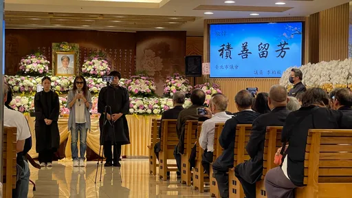 資深名嘴張友驊今早告別式 林國成、張亞中、秦慧珠現身送別