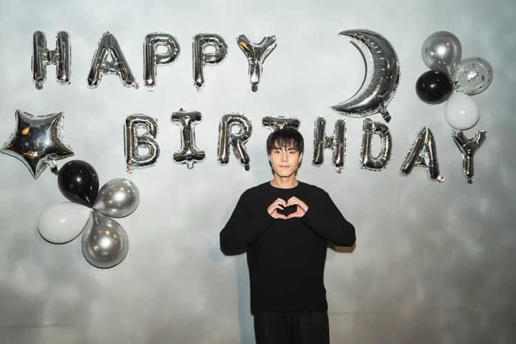 唐振剛希望自己以及朋友家人們都身體健康。米珞安影業提供