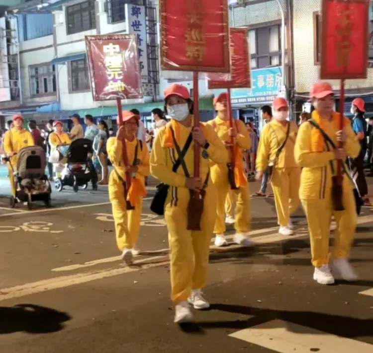 護國宮夜巡遶境資料照。桃園警分局提供