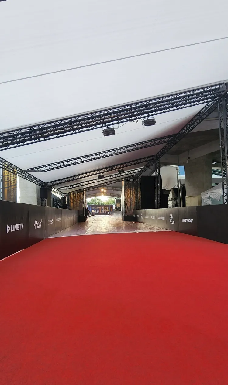 星光大道已準備就緒。彭欣偉攝