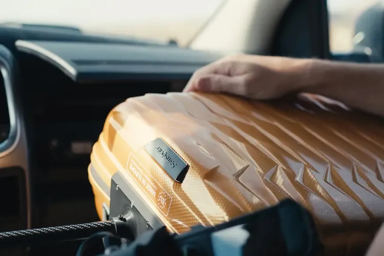 Proxis 行李箱在可控降落後完好無損地著陸。