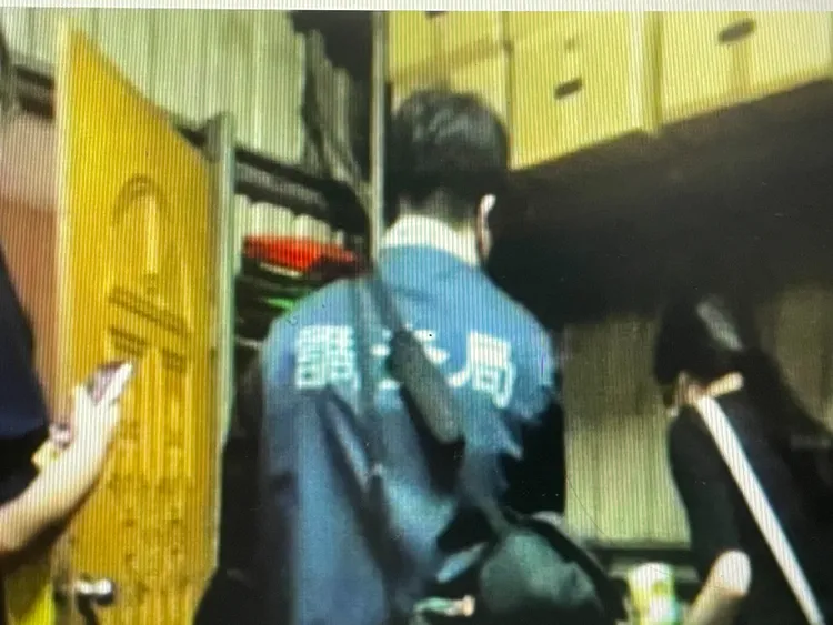 檢調搜索。新竹地檢署提供