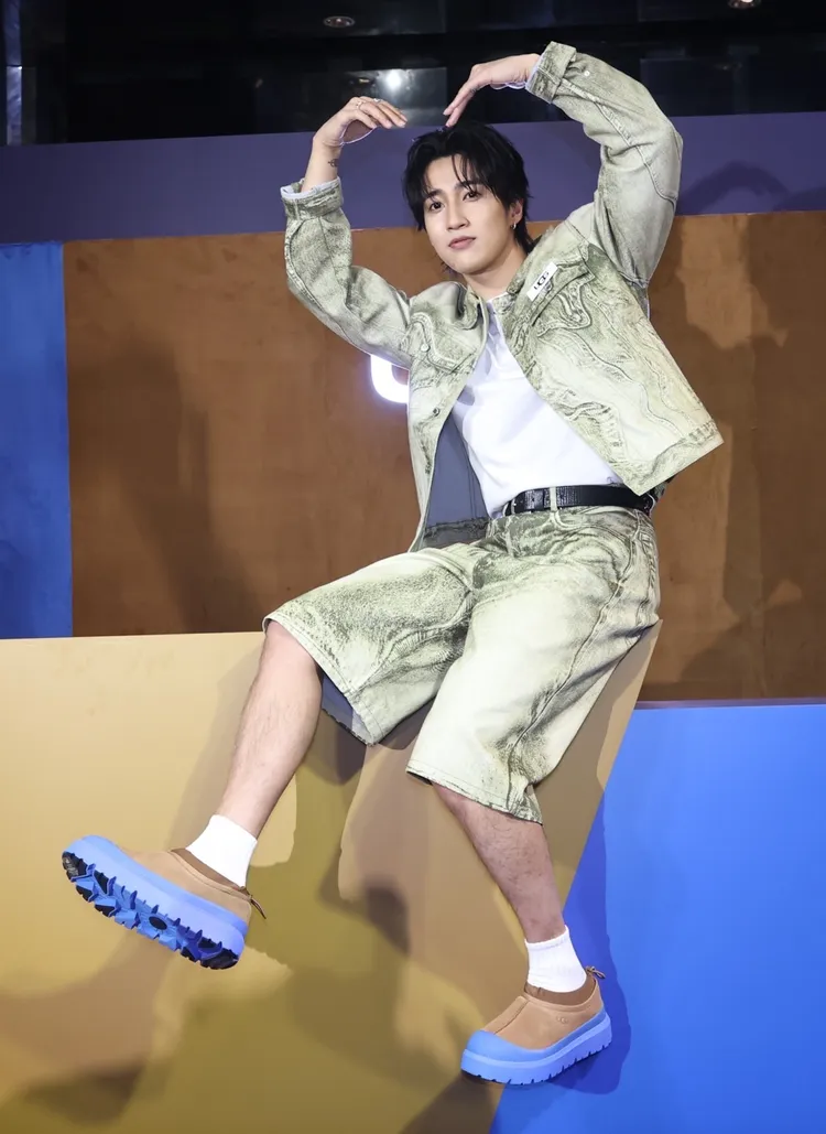 婁峻碩被問到近期熱議的心靈課程，放閃與焦凡凡是彼此的心靈導師。娛樂中心攝