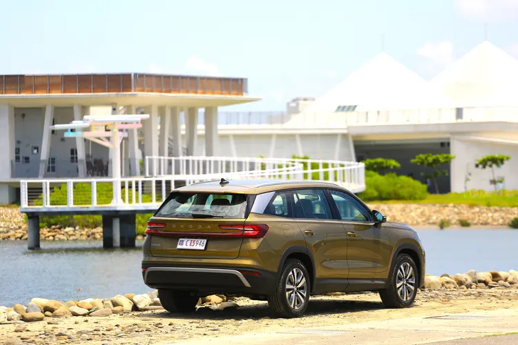Skoda大改款Kodaiq在相同的軸距基礎下將車身後懸加長，進一步擴充車內置物容積，但風阻係數卻由0.31Cd大幅降低至0.28Cd。林浩昇攝