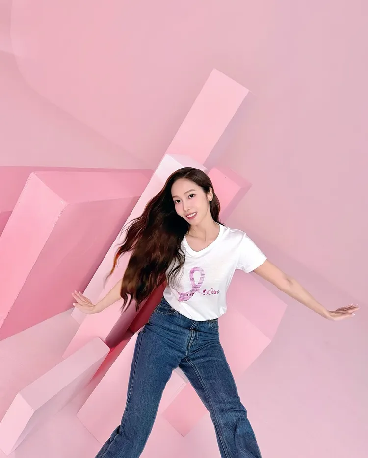 10月9日當天另一韓星Jessica也將在台灣出席PINK POWER公益記者會活動。翻攝Jessica IG