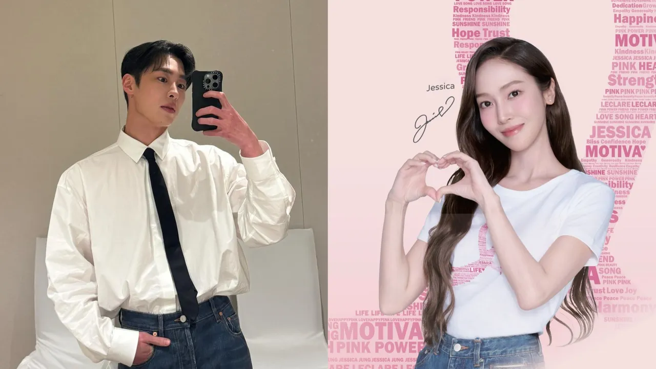 韓星李宰旭（左圖）與Jessica（右圖）10月9日都將在台灣出席時尚活動。翻攝IG