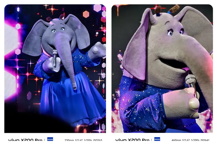 舞台模式的五個焦段表現。不僅在暗光中也有鮮明的色彩，就連動態的處理也都非常驚人。趙筱文 攝