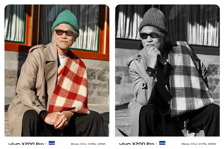 X200 Pro為「人像」加入新的85mm人文肖像新模式。趙筱文 攝