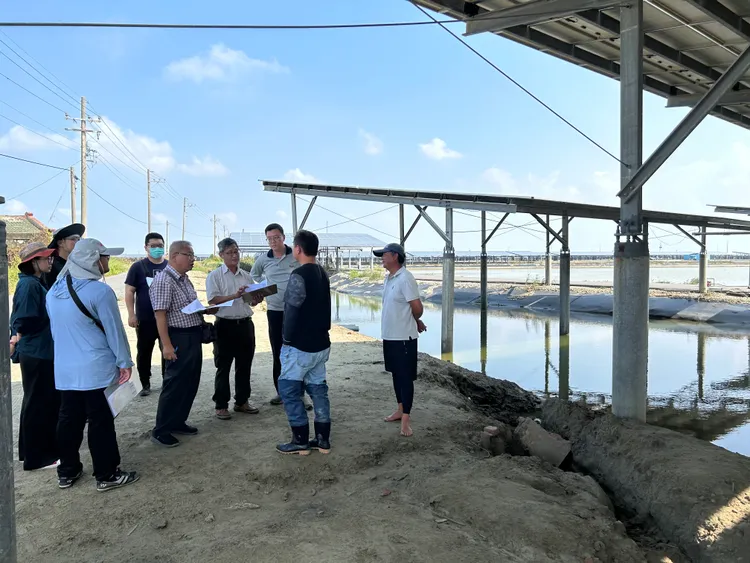 台鹽綠年近年主推漁電共生案場，卻弊案頻傳。非當事案場、資料照