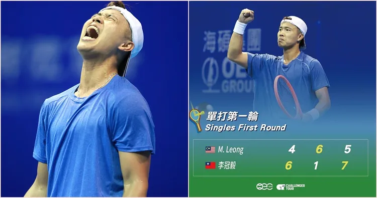 李冠毅擊敗梁瑋剛。海碩盃提供
