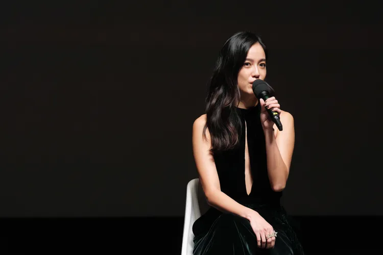 陳庭妮《影后》釜山映後座談逗得觀眾哈哈大笑。Netflix提供