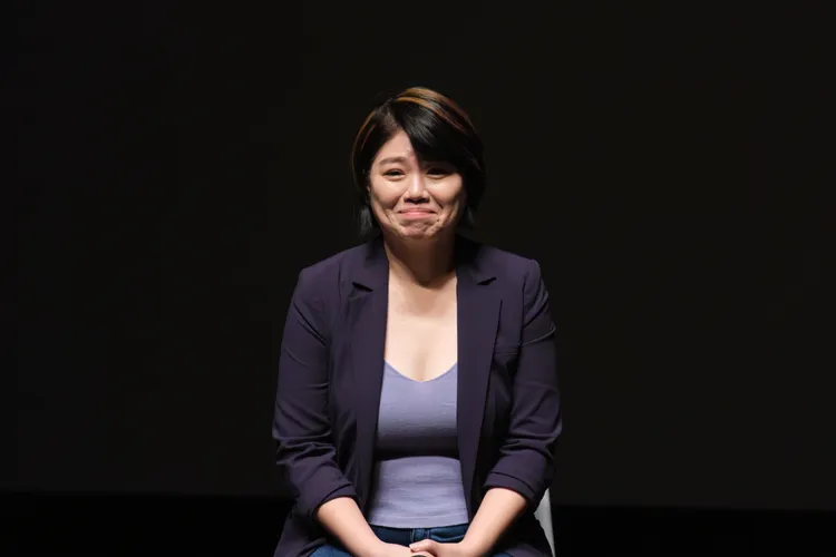 編導嚴藝文在釜山影展被觀眾當面告白，又驚又喜。Netflix提供