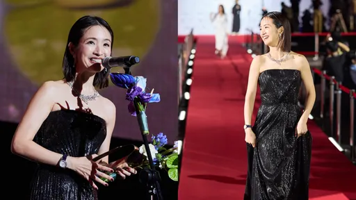 林依晨樂奪釜山影展亞洲視后 2630萬伯爵珠寶加身添幸運