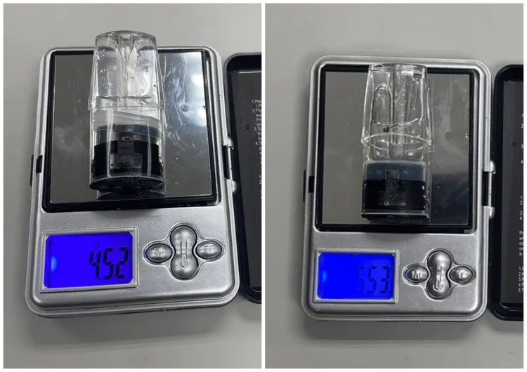 車手身上遭查獲喪屍菸彈。警方提供