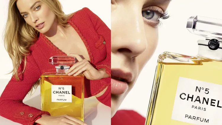 瑪格羅比成為香奈兒N°5香水全新形象大使。品牌提供