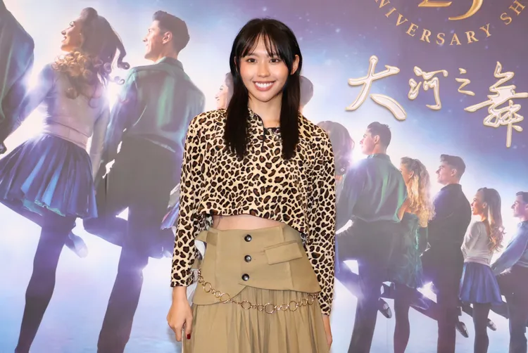 李芷婷期待感受《大河之舞》的震撼。莊宗達攝