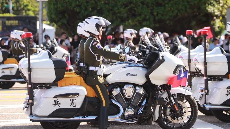 慶籌會今舉行國慶大會預演活動。葉家瑋攝