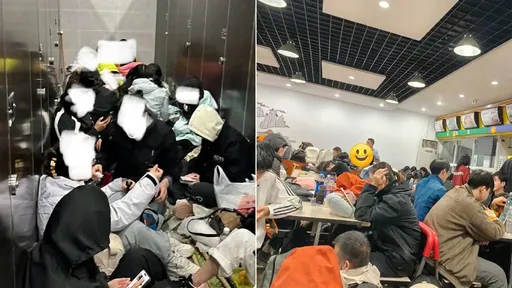 這就是中國！長假出遊「睡公廁」省住宿費　風景區：從以前就這樣