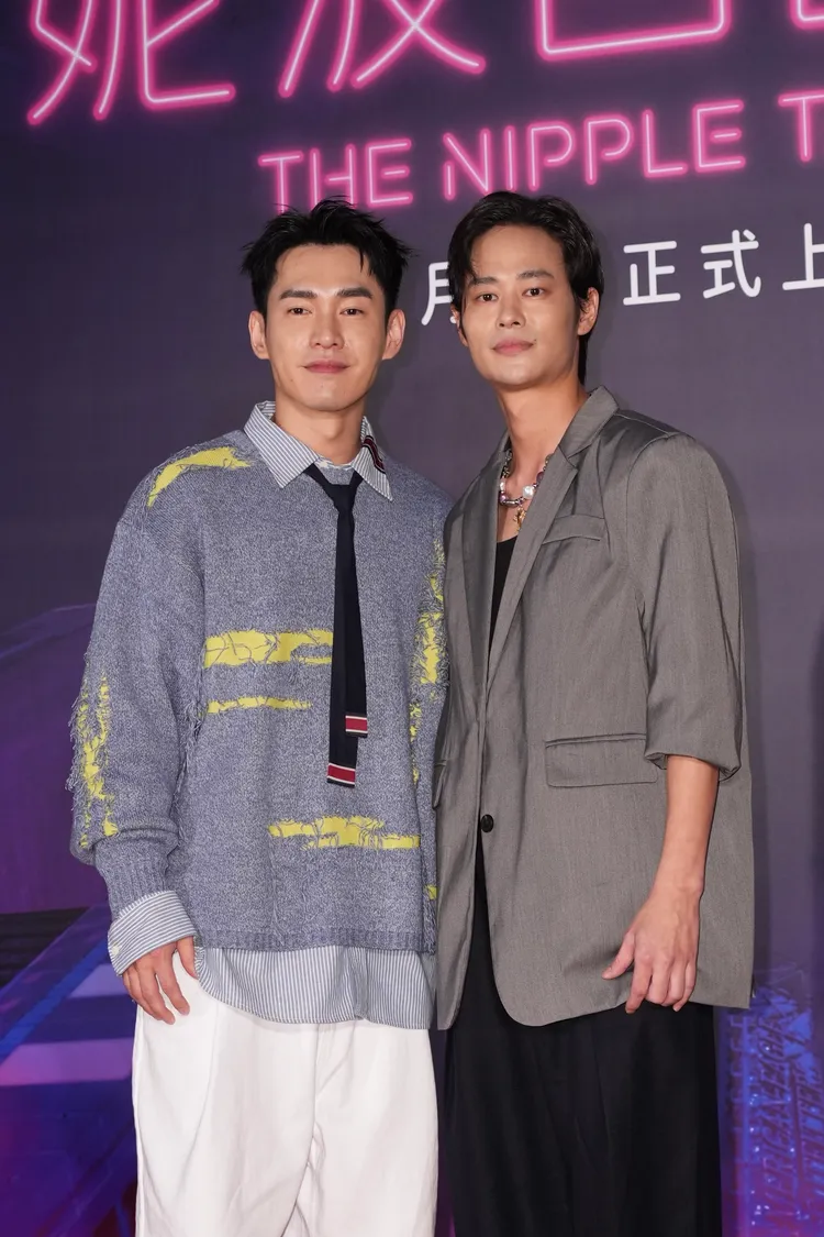 張書豪（左）和夏騰宏有感情戲。彭欣偉攝影