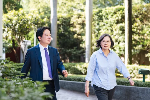 蔡英文出訪前夕與賴清德官邸敘舊!派黃重諺隨行訪歐