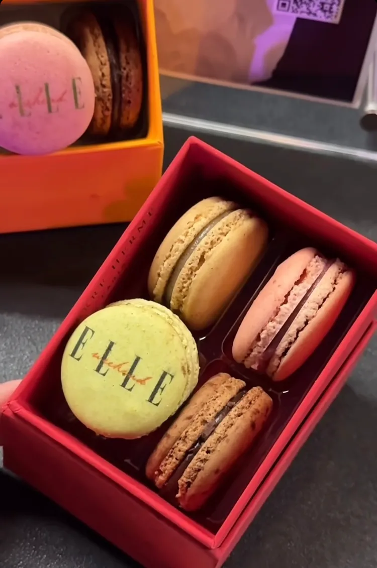 端出「ELLE Weekend」限定甜點。翻攝elletaiwan IG