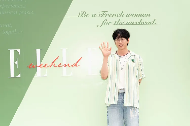 權正烈昨日在現場開唱。《ELLE Taiwan》提供