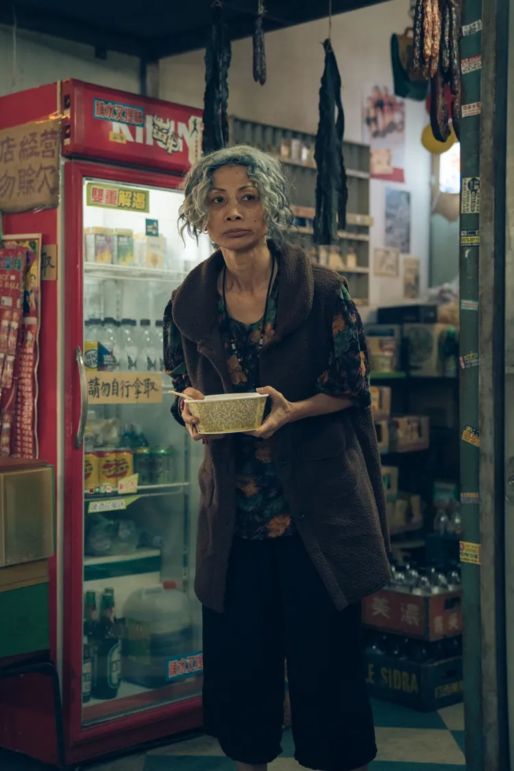 白靈為戲扮老。劇匯文創提供