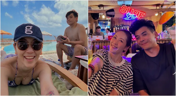 Gigi和史丹利結婚9年依舊幸福甜蜜。翻攝Gigi臉書