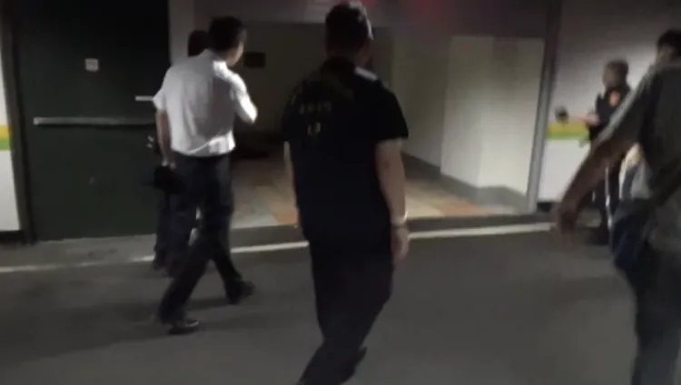 嫌犯藏身汽車旅館。警方提供