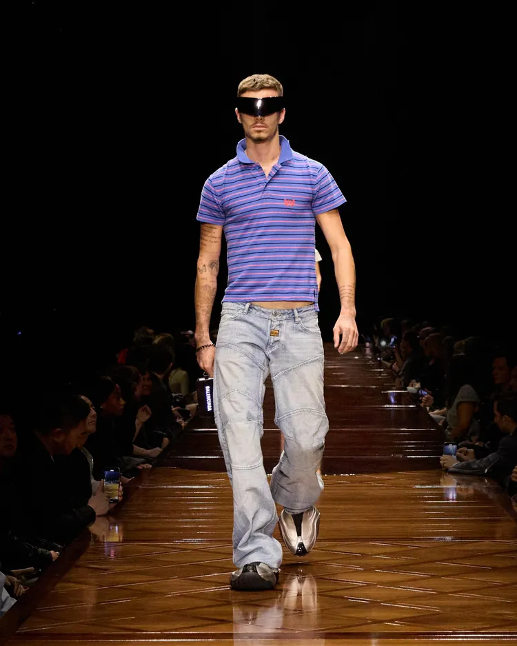 貝克漢次子羅密歐登台走秀。品牌提供