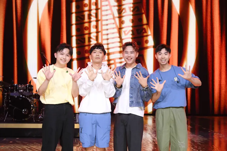 理想混蛋首次參與金鐘演唱，許願湊滿三金。三立提供