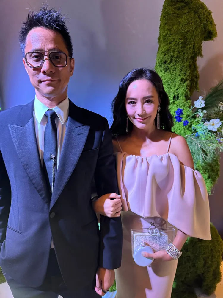 關穎與老公朱志威出席。讀者提供
